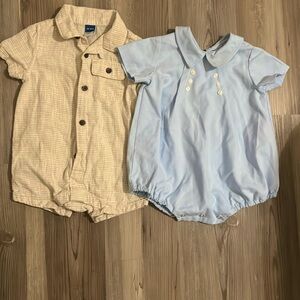 Frankie and Old navy baby boy rompers 12-18 months
